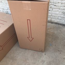 Moving Boxes. 18x10x34 HEAVY DUTY