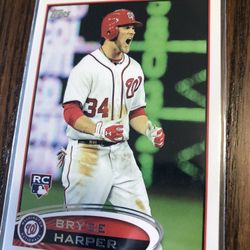 2012 Bryce Harper Topps Rookie Card