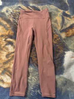 Dusty Rose High-Waist Lululemon Leggings