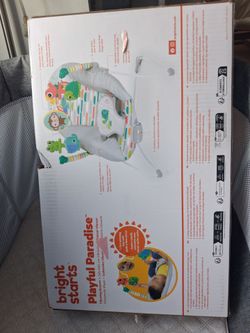 Bright Starts Playful Paradise Vibrating Bouncer