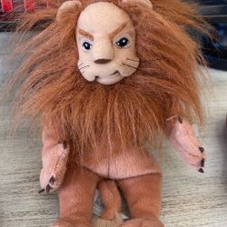 Warner Bros. 1998 Wizard Of Oz Cowardly Lion Beanie - Collectibles