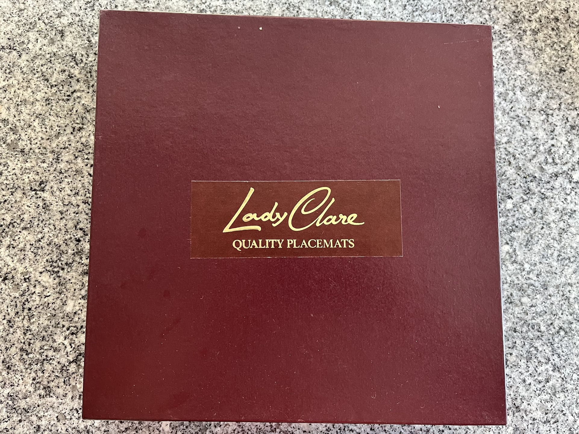 Vintage Lady Clare placemats Black/Gold