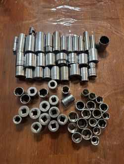 Automotive Mechanic Tools ( Sockets Lot ) All For $35