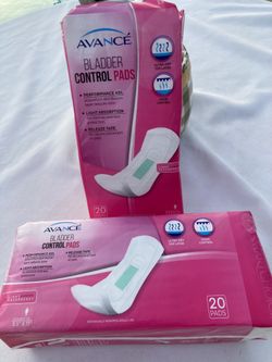 Bladder Control Pads, New 