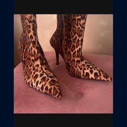 Leopard  Boots Shoes 