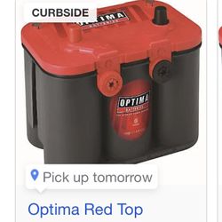 Optima Battery Red top
