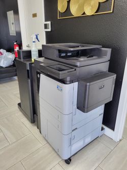 HP LaserJet Enterprise Flow MFP M830 All-in-One Printer, Tested Good, pulled from a working environment!