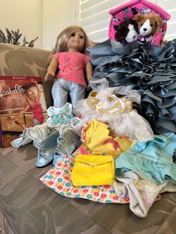 American girl with  accessories