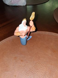 Vintage Disney little mermaid king 1989 4inch in good condition