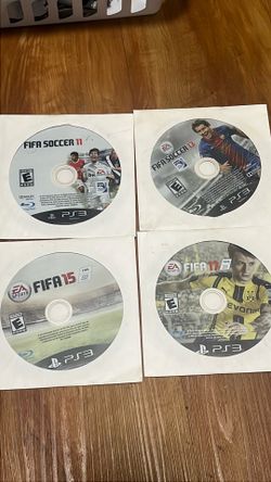 PS3 FIFA Game 11 13 15 17 FC Soccer Games Playstation 3 PS3 console controller sports games