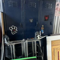 Blue Locker & Filing cabinet