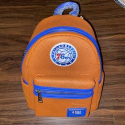 Loungefly NBA Philadelphia 76’ers Mini Backpack. New with Tags
