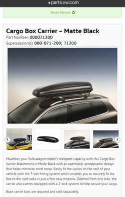 Volkswagen Roof Cargo Box Thumbnail