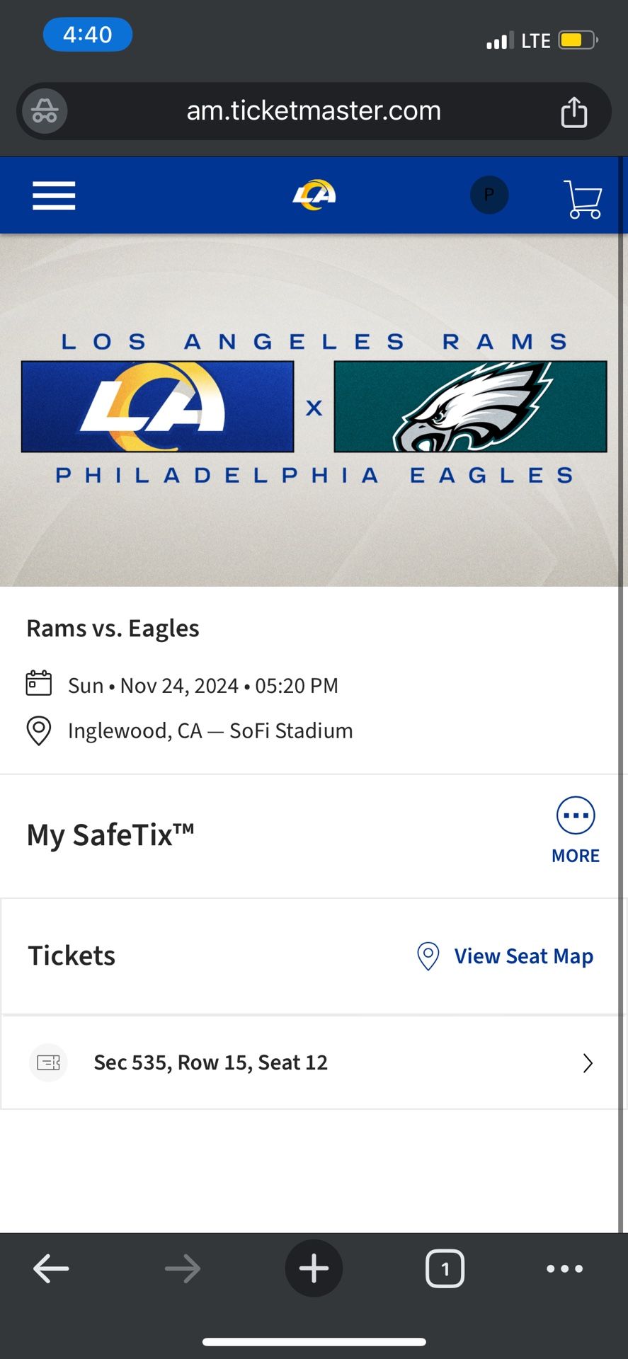 Rams Vs Eagles 