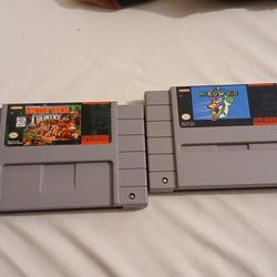 donkey Kong country and super Mario world