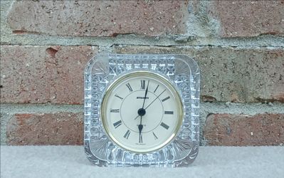 Vintage Staiger Crystal Desk Clock