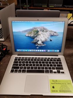 2012 Apple MacBook Air 13.3" i5 4GB RAM 256GB SSD Webcam WiFi Bluetooth macOS Catalina