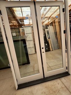 French Double Door with Full Glass Panels 71x95
