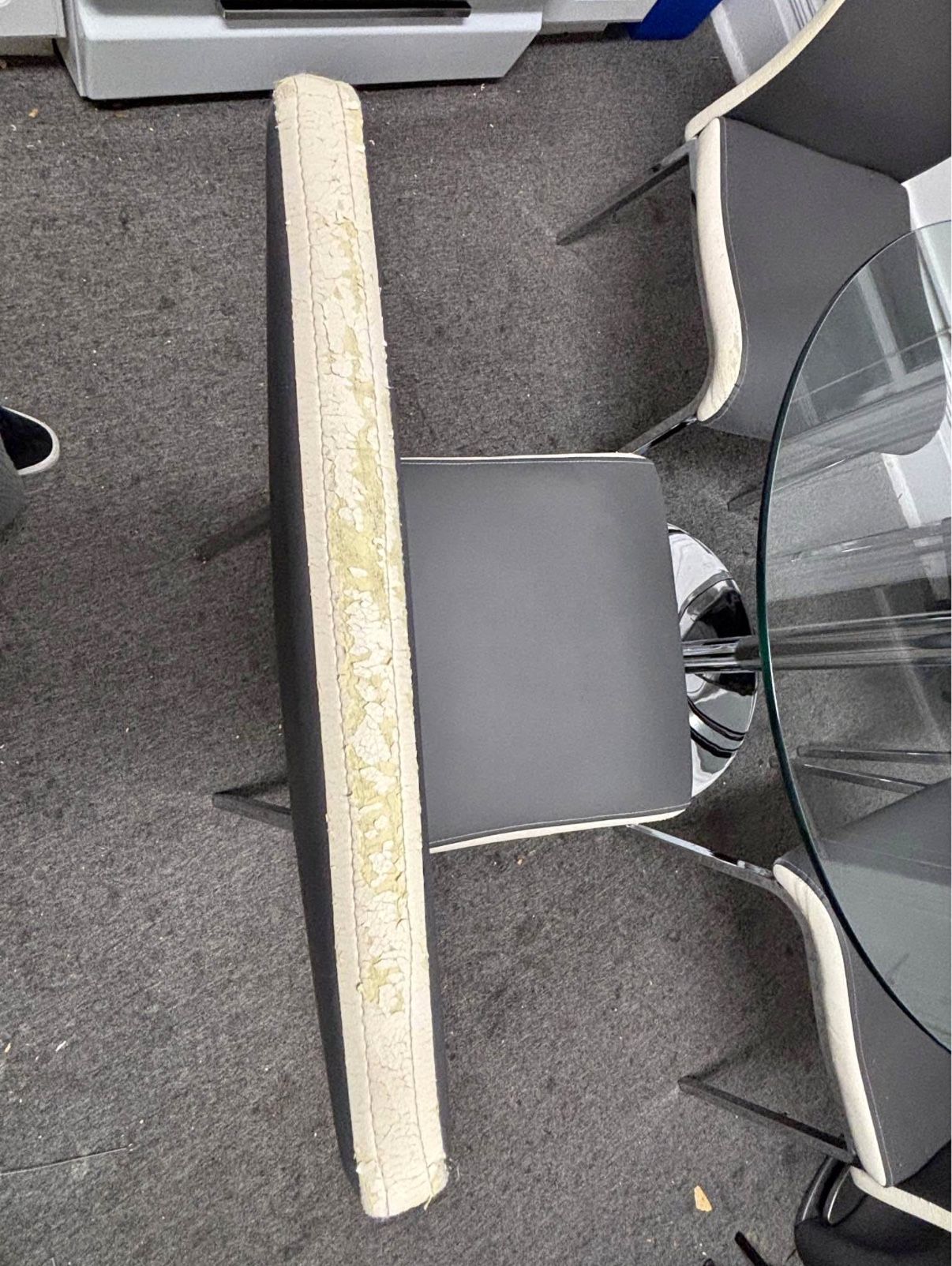Glass Dining Table with Chairs