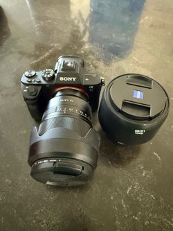 Sony A7s II with Lenses (35mm 1.4 & 85mm 1.8)