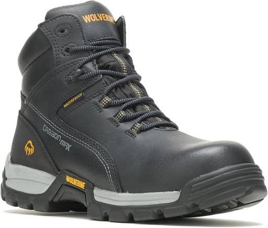 NEW Men Size 7.5 or 8.5 or 9 Wide or 9.5 or 11.5 wide Wolverine Tarmac Work Waterproof Boot Composite Toe Safety