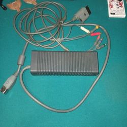 Xbox 360 Power Plug With RCA 