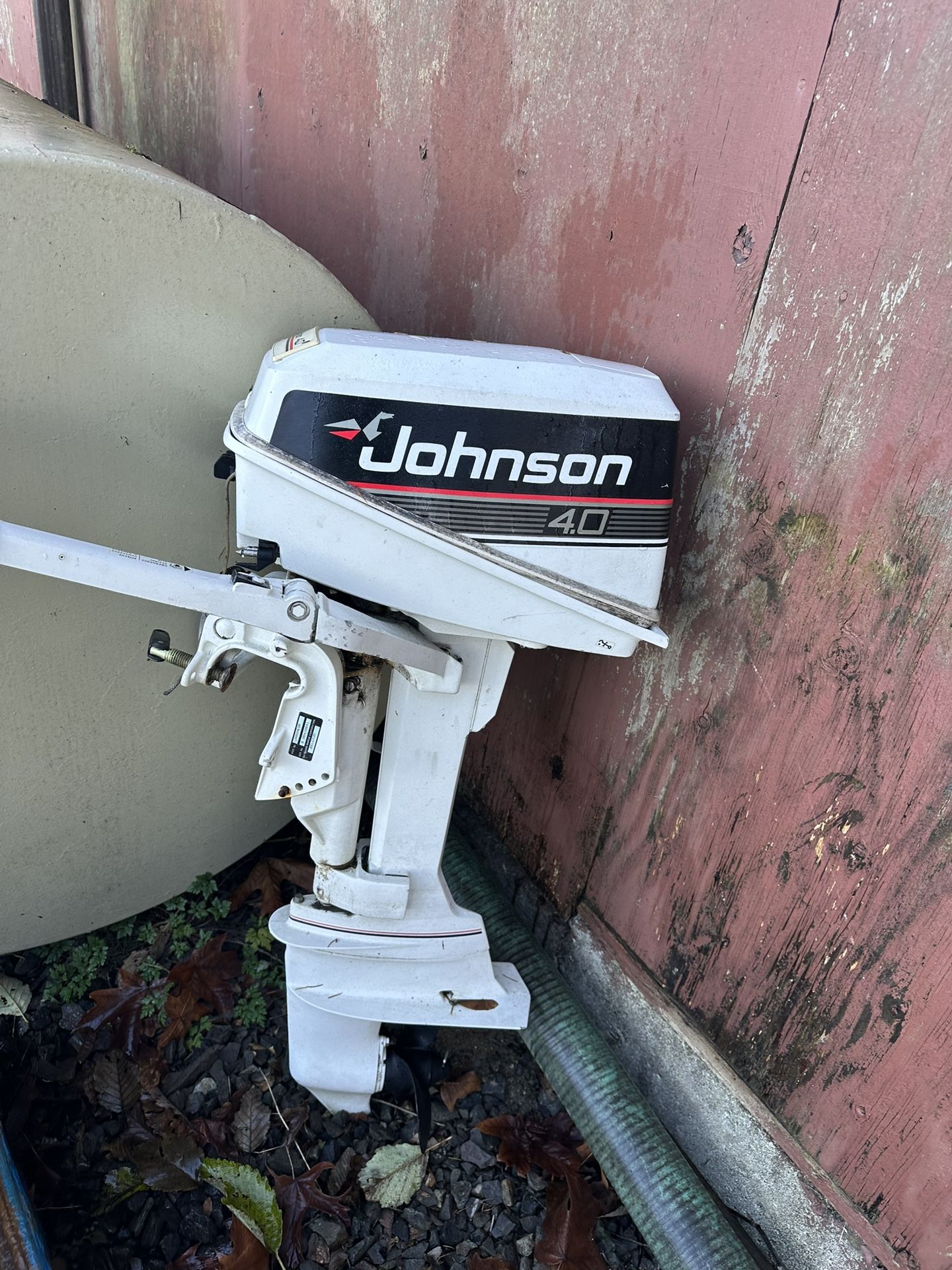 Two Johnson Boat Motors  Need Them Both Gone Make Offer 
