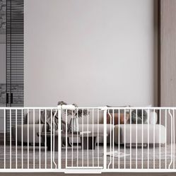 Extra Wide Safety Gate 85.8-104.5 Inch, Pressure Mounted No Drilling (New)