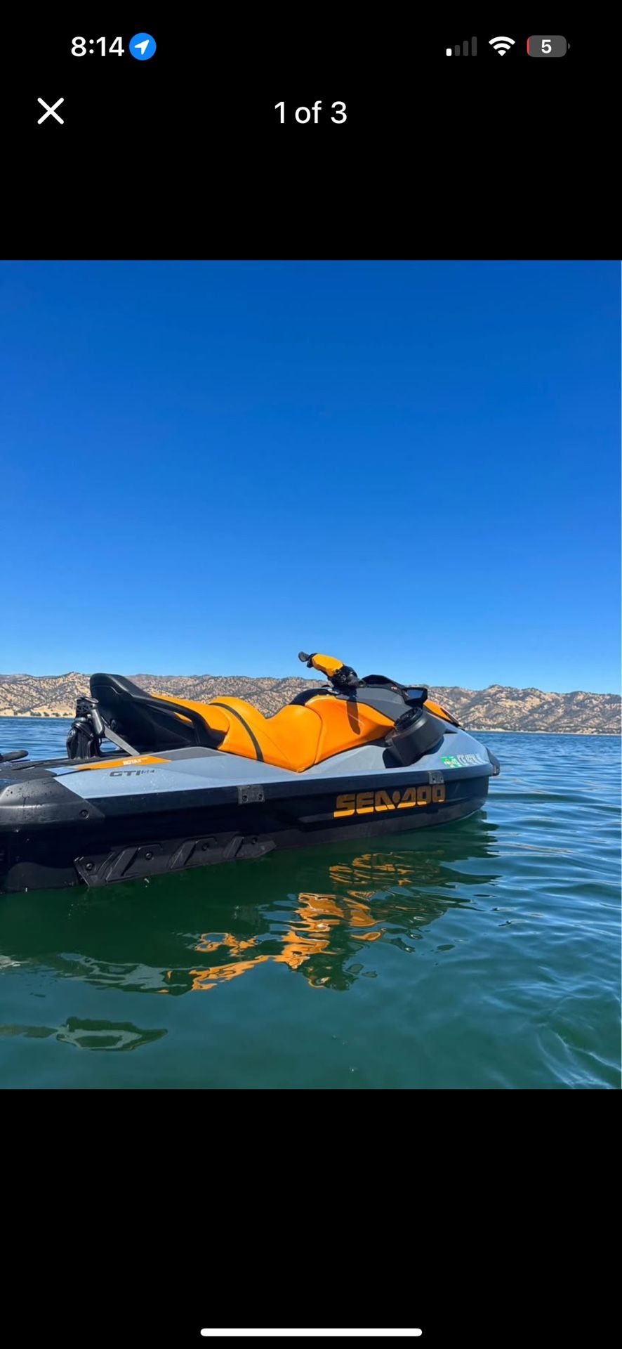 2021 Sea Doo GTI SE 170 With Trailer