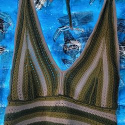 Hollister Crochet Halter Top