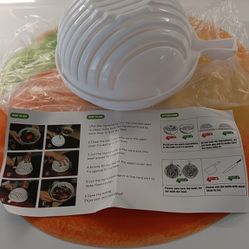 New  Vegetables,  Fruits And Cutter Bowl