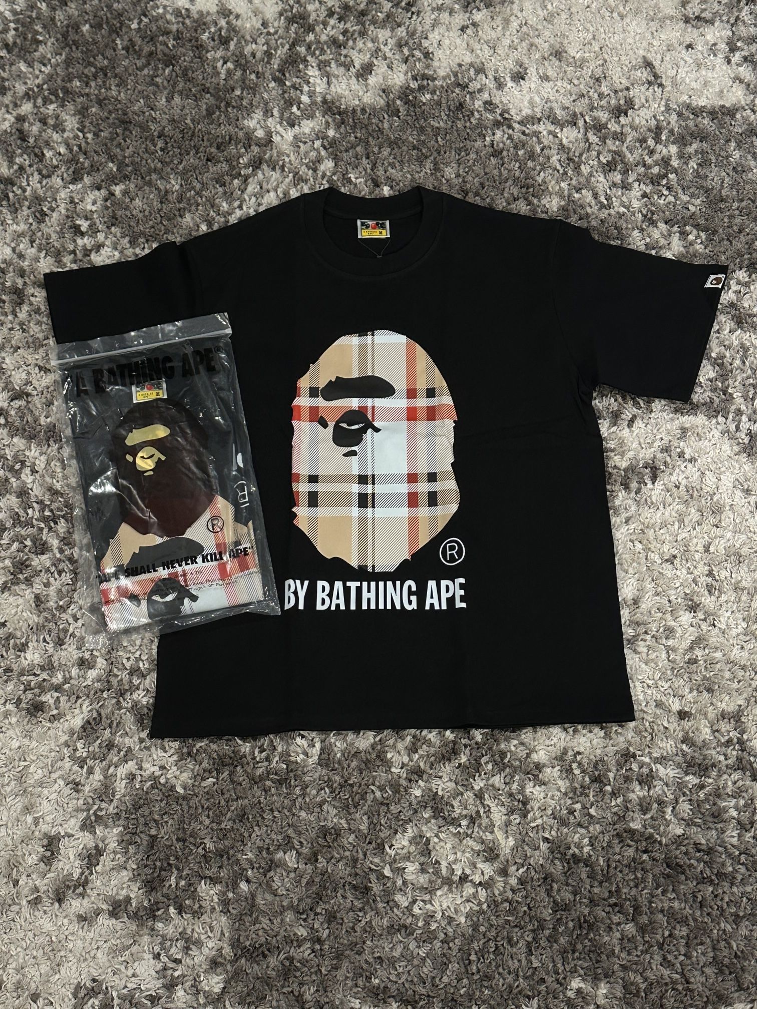 Bape X Burberry T Shirt