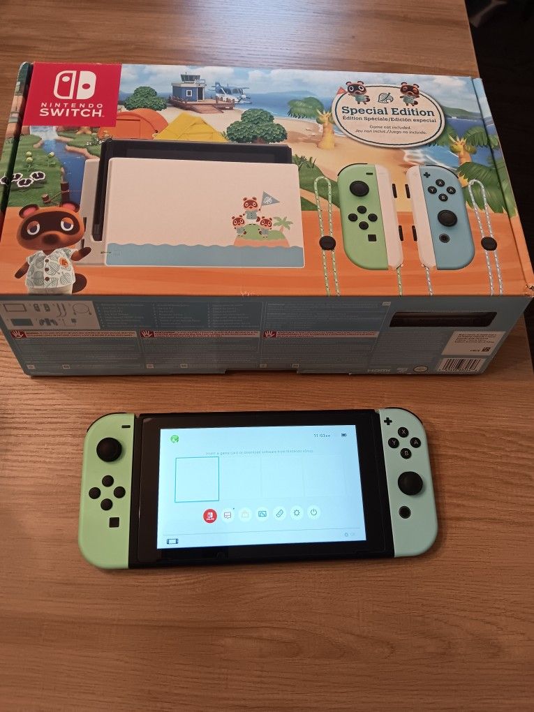 Nintendo Switch Animal Crossing Edition