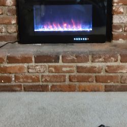 Electric Fireplace  30"X 19"X 4" 