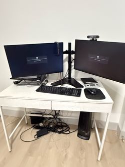 White desk