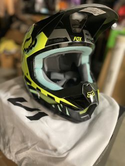 Motor Cross Fox V1 Helmet