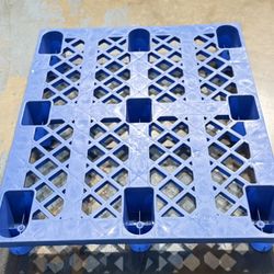 Plastic Pallets Stackable 40 “ x 48” x 6”  