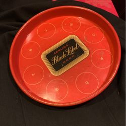 Vintage Carling Black Label Beer Serving Tray