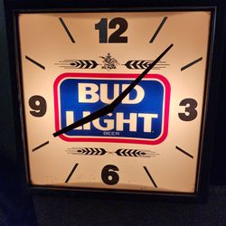 Bud Light Clock
