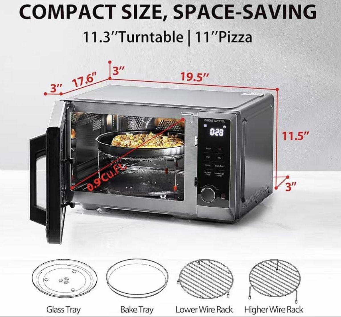 🥨TOSHIBA Inverter Countertop Microwave Oven Air Fryer Combo MASTER Series, Broil, Convection, Speedy Combi