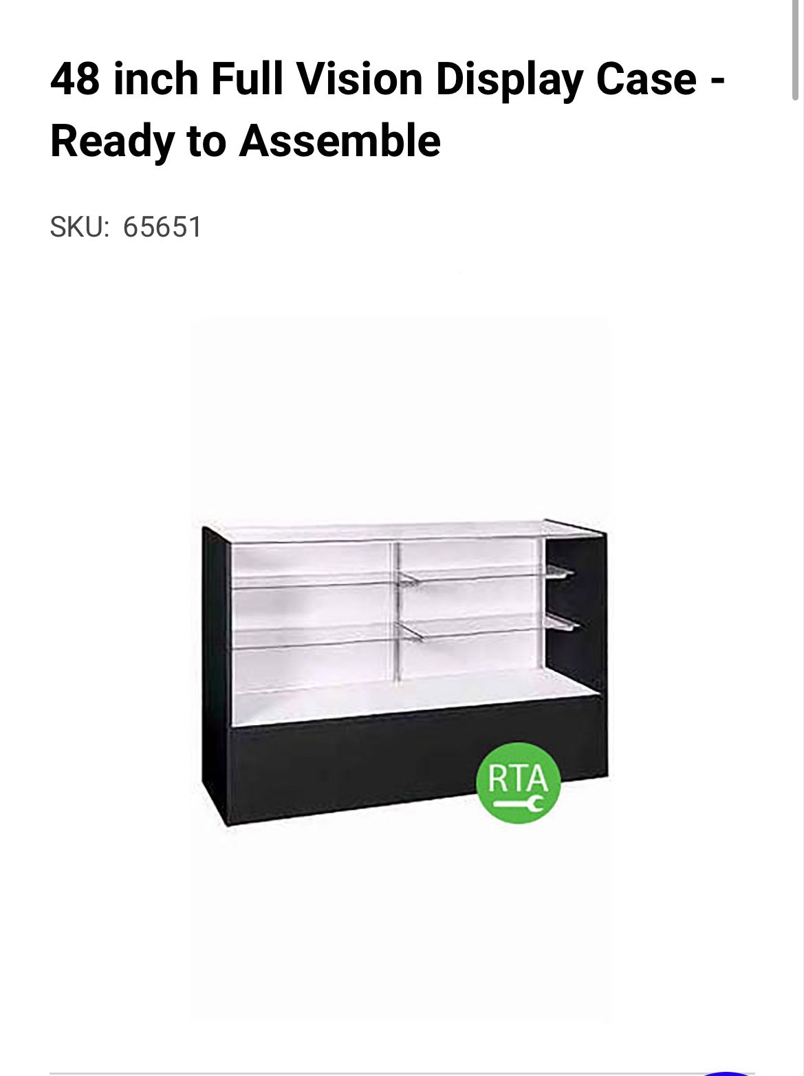 Glass Display Case