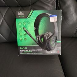 Brand New AX1-R Amplified Stereo Headset For Xbox 360