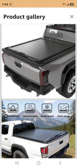 OPENROAD Retractable Hard Tonneau Cover for Toyota Tacoma (2016-2023) 5ft (60.3") Bed, Heavy Duty Aluminum, Waterproof, Weather Resistant, Easy Instal