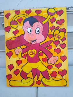 Hand drawn picture of el chapulin Colorado by me☠️