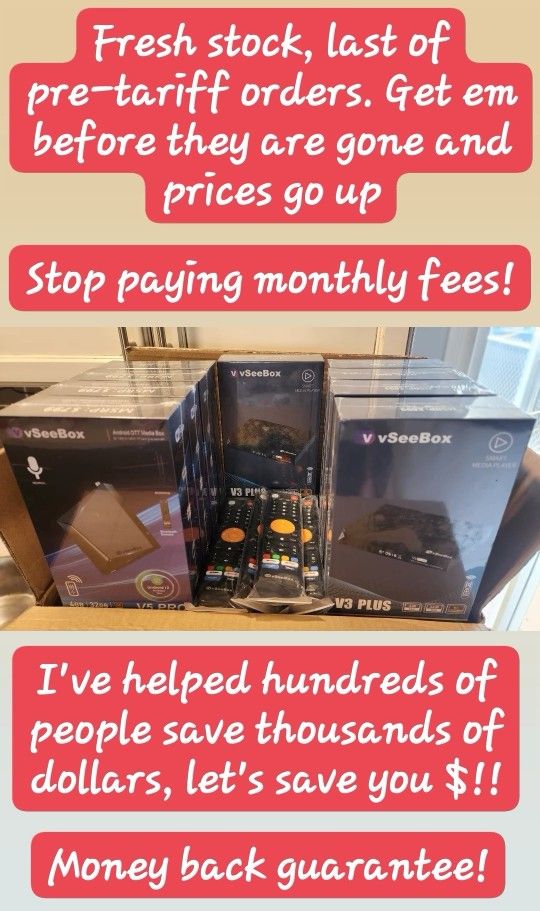 V3 Plus And V5 Pro Android Boxes In Stock