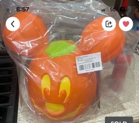 Disney Mickey Mouse Halloween pumpkin