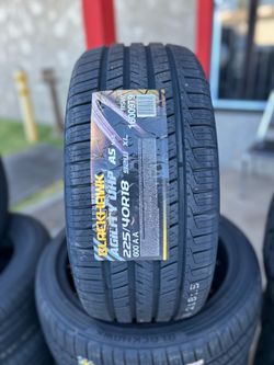 225-40R18 blackhawk new tires 🛞