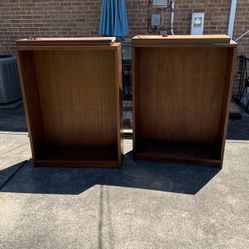 2 Matching Bookcases 36”W x 48.25”H x 14”D