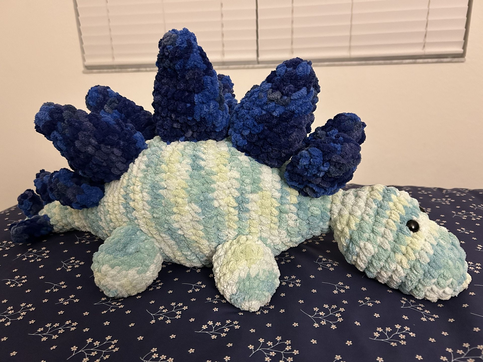 Handmade Stegosaurus Plush Toy