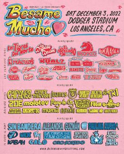 2 GA Tickets For Sale - Besame mucho Festival  Thumbnail